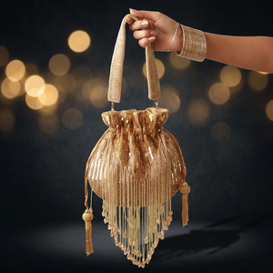 Sac de soirée de luxe orné de perles, avec les meilleurs prix, sac à bandoulière fait main pour les événements festifs et les mariages - Product Image 3