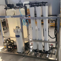 Sistema de Desalinización y Purificación de Agua de Pozo de 3000L/H, Planta de Tratamiento de Agua Salada por Ósmosis Inversa con Bomba y PLC
