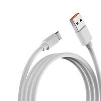 Yangtse 6A USB C ke USB Super Charge kabel Data pengisi daya cepat untuk Android TYPE-C ponsel Earphone Printer kemasan tas penjualan grosir