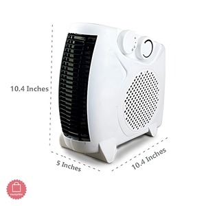 Calentador <span class=keywords><strong>El</strong></span>éctrico Portátil de 2000W, <span class=keywords><strong>Calefactor</strong></span> de Espacios con Termostato Ajustable y Protección Contra Sobrecalentamiento, para Uso en Interiores, Hogar y Oficina - Product Image 2