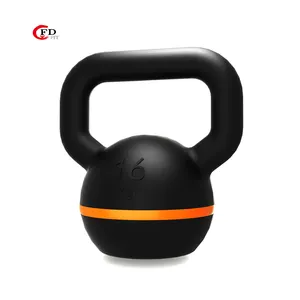 FDFIT 4-24kg cast iron free weight lifting fitness equipment Cast iron kettle bell New design new research and development