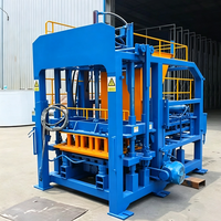 Machine automatique de fabrication de blocs de béton QT4-15, machine hydraulique à briques de ciment, vente chaude pour petites et moyennes usines