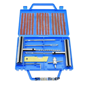 Kit de réparation de pneus d'urgence portable, outil manuel pour voiture, <span class=keywords><strong>moto</strong></span>, tubeless, patch facile à utiliser, réparation par bouchon - Product Image 1