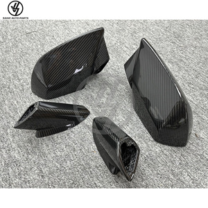 Dry Carbon Fiber <b>Mirror</b> Cover Replacement for Lambo Huracan LP580 LP610 2014-2018 Rear View <b>Mirror</b> <b>Shell</b> External Car Parts - Product Image 6