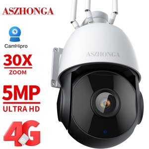 5MP 3 Gam 4 Gam Thẻ SIM PTZ Ngoài Trời An Ninh <span class=keywords><strong>IP</strong></span> <span class=keywords><strong>Camera</strong></span> 30X Zoom Không Dây HD Speed Dome CCTV Giám Sát Cam 80M IR CamHipro Ứng Dụng - Product Image 2