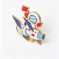 Fabricant d'aimants de réfrigérateur en métal personnalisés, aimant de réfrigérateur en émail sur le thème de l'espace, astronaute, fusée, pour cadeau