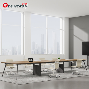 Table de réunion de bureau moderne de réception, table de conférence, design de panneau écologique à haute densité, utilisation à long terme préférée, Greatway <span class=keywords><strong>COM</strong></span>-CTA-A1 - Product Image 4
