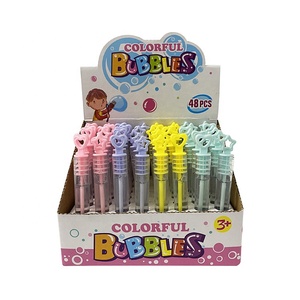 <strong>Kids</strong> <strong>Bubble</strong> Game Outdoor Portable Colorful <strong>Bubbles</strong> Blowing Water Stick Toys - Product Image 1
