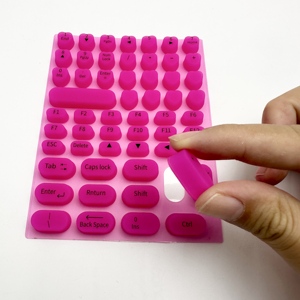 1 Bộ Silicone bàn phím dán cho bàn phím gõ bàn phím bìa cho móng tay dài chống tĩnh điện dán với thư - Product Image 4