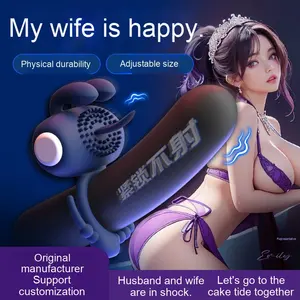 Commercio all'ingrosso <span class=keywords><strong>Lilo</strong></span> vibranti anello di bloccaggio del pene maschile masturbatore di ritardo coppia giocattolo del sesso con la masturbazione tazza - Product Image 3