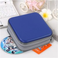 Boîte à CD carrée en plastique modèle 2040+ épaissie, étanche, pliable, multifonctionnelle, portable, anti-poussière pour voiture, capacité 40 disques