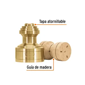 Master con 36 unità 16 oz in ottone a piombo tipo Guatemala, Truper - Product Image 2