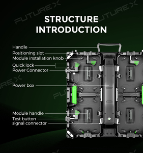 Độ sáng cao không thấm nước kỹ thuật số biển LED Hệ thống tường cho giai đoạn cho thuê Màn hình LED hiển thị - Product Image 4