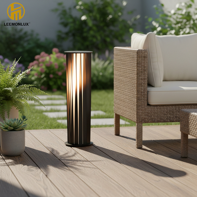 Waterproof Solar LED Lawn Lights IP65 for Outdoor Gardens Villas Landscape with 3000K Warm White Solar Battery Powered