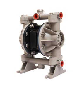 Bomba de doble diafragma industrial autocebante de 1/2 pulgada, personalizable OEM para aguas residuales y agrícolas GK-P-15PKFF Low - Product Image 1