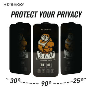 2024 nouveau <span class=keywords><strong>Bingo</strong></span> <span class=keywords><strong>chien</strong></span> Anti-espion verre trempé protecteur d'écran confidentialité pour Iphone 13 accessoires de téléphone portable Mobile - Product Image 5