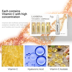 LANBENA vitamin c whitening serum ampoules free shipping - Product Image 3