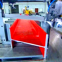 Machine à scier à ruban CNC automatique pour acier sectionnel Raintech pour la découpe d'acier de construction
