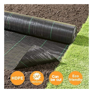 Tapis de mauvaises herbes blanc Couverture de sol agricole et de jardin rouleaux de tapis de mauvaises herbes Tissu paysager - Product Image 2