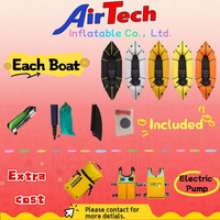 Packraft gonflable ultra-léger en PVC blanc pour 1-2 personnes, idéal pour la navigation stable et le kayak de randonnée – Prix usine