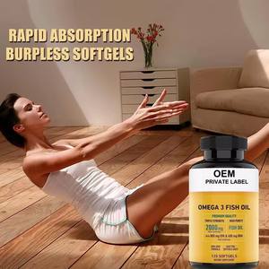 Aeglewell OEM Marque Privée Huile de Poisson Oméga 3 en Gélules avec 800 mg d'EPA et <span class=keywords><strong>600</strong></span> mg de <span class=keywords><strong>DHA</strong></span>, Gélules Oméga 3 - Product Image 4