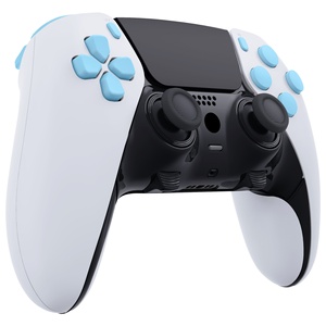 EXtremeRate - Juego Completo de Botones de Repuesto Color Azul Cielo Personalizados, Kits de Botones de Joystick para el Control Dualsense de PS5 Edge - Product Image 4