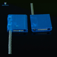 Joint de câble en alliage d'aluminium de joint de sécurité de câble métallique HYCS-D11 pour le conteneur fait sur commande