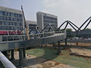 <span class=keywords><strong>Pont</strong></span> routier en <span class=keywords><strong>treillis</strong></span> en acier soudé continu pré-fabriqué avec 80m + travées <span class=keywords><strong>Pont</strong></span> à <span class=keywords><strong>structure</strong></span> en acier à grande portée - Product Image 2