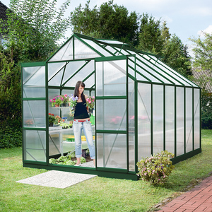 <span class=keywords><strong>Serre</strong></span> en <span class=keywords><strong>verre</strong></span> de style victorien Kit de maison verte d'extérieur Évent de toit incliné réglable <span class=keywords><strong>Serre</strong></span> en <span class=keywords><strong>verre</strong></span> <span class=keywords><strong>trempé</strong></span> noir - Product Image 6