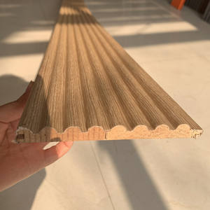 カスタマイズされた再生木材モザイクパネルデコチークオークバンニングスノッティパインウッドサイディングクラッディングパネル壁用インテリアウッドパネル壁 - Product Image 2