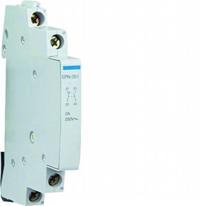 Contatto Ausiliario EPN 051 1 NO 1 NC 2A 250V AC Accessorio per Relè Modulo 1 DIN - Product Image 1