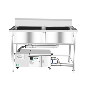 Commercial Automatic Heating Automatic <strong>Scrap</strong> Stainless Steel Oil-water Separator Restaurant Grease <strong>Trap</strong> - Product Image 3
