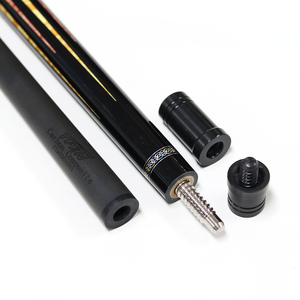 Queue de <span class=keywords><strong>billard</strong></span> économique Premium 1/2 High-Tech 58 \ "queue de <span class=keywords><strong>billard</strong></span> en fibre de carbone queue de <span class=keywords><strong>billard</strong></span> en ébène bout à bout en acier inoxydable YFen extension de sac de queue - Product Image 2
