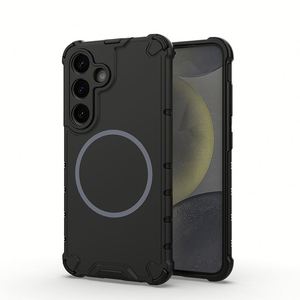 Thời trang cao cấp hợp thời trang sang trọng từ tính không dây sạc <span class=keywords><strong>TPU</strong></span> + PC sốc bằng chứng trường hợp điện thoại cho S23 S24 S25 cộng với siêu - Product Image 1