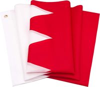 Drapeau et bannière nationaux du Bahreïn imprimés, 3x5 pieds, 100% polyester, vente en gros, nouveauté
