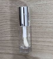 Contenants de brillant à lèvres personnalisés avec logo, 6 ml, avec grand applicateur, tubes vides pour brillant à lèvres, emballage cosmétique en plastique pour rouge à lèvres