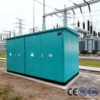 Transformador Trifásico Inteligente Compacto Serie YBG de 1600 Kva 3300 Kva 35kv Totalmente Sellado IEC para Exteriores Tipo Caja