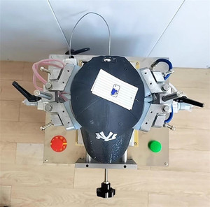 Máquina automática de planchado a vapor para gorras, máquina neumática para dar forma a gorras de béisbol, máquina de bloqueo de gorras de un solo cabezal para fábrica de sombreros - Product Image 5