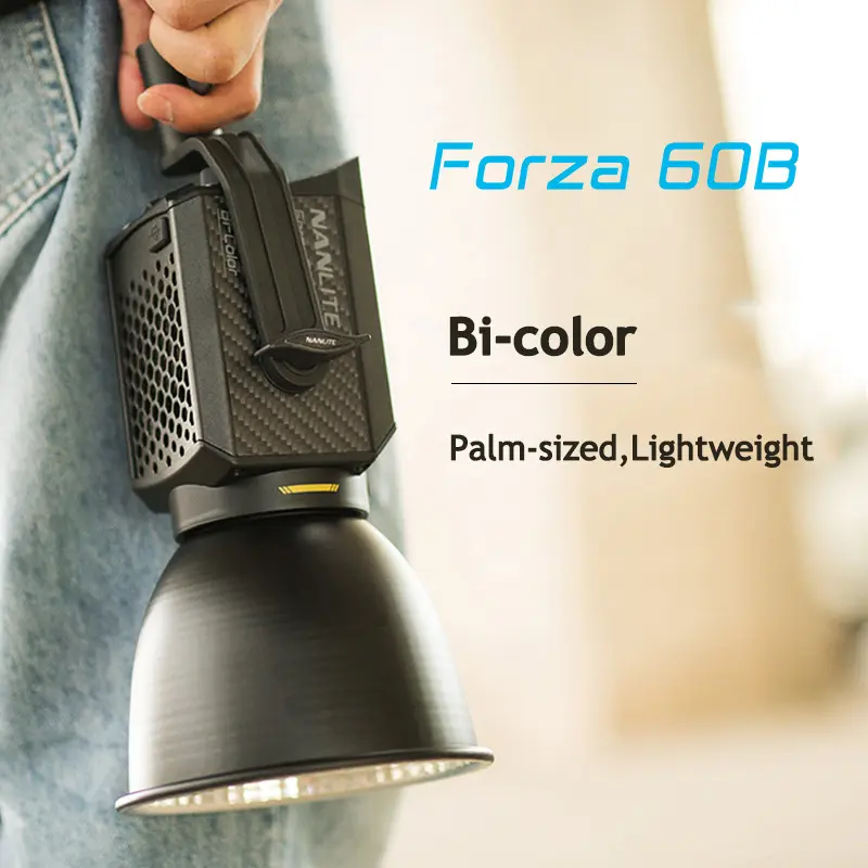 Nanlite Forza 60B60Wバイカラー2700K-6500KLEDビデオライトプロフェッショナルスタジオストロボランプ照明