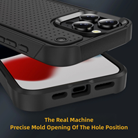 Coque de téléphone en TPU à pois pour iPhone 14 Pro Max 15 16 Plus Coque de téléphone avec logo personnalisé Housse de protection antichoc