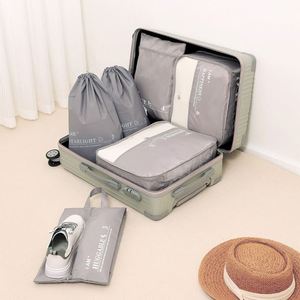 Juego de 6 Cubos Organizadores de Compresión Plegables para Equipaje, Bolsas de Almacenamiento de Zapatos para Viaje con Cierre - Product Image 4