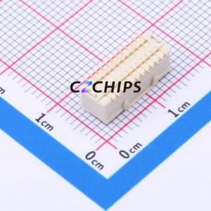 HC-SHD-2*12PLT-G-04 Wire-to-Board Pin Header SMD,P=1mm Connector 2x12P 1mm Vertical Mount SHD - Product Image 2