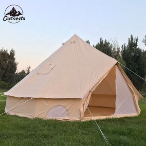 Tenda a Campana di Lusso per <span class=keywords><strong>Glamping</strong></span> 6m 5m 4m Impermeabile in Tela con Annesso - Product Image 3