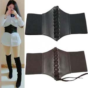 K1370 Corset <b>Wide</b> <b>Belts</b> Pu Leather Slimming Body <b>Belts</b> for Women Elastic Waist <b>Belts</b> Feminine Ceinture Femme Fajas - Product Image 3