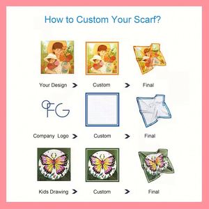 Pañuelo Personalizado para Boda, Varias Opciones de Diseño, Pañuelo de Poliéster, Algodón o Seda, Recuerdos para Despedida de Soltera, Regalo de Boda - Product Image 4