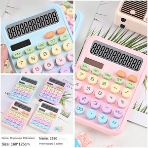 Xách tay điện tử năng lượng mặt trời Máy tính màu sắc cao giá trị văn phòng nhựa máy tính cho học sinh kiểm tra - Product Image 3