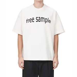 Camiseta personalizada caliente para hombre 100% algodón pesado de gran tamaño Drop Shoulder Streetwear en blanco Boxy Fit Crop T Shirt para hombres - Product Image 1