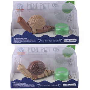 Jouet escargot télécommandé infrarouge avec lumière LED, animal électronique réaliste, modèle d'insecte fantaisie pour farces et éducation - Product Image 5