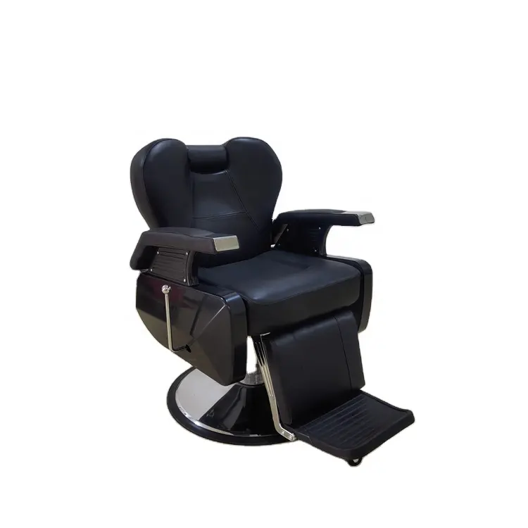 Barbiere di bellezza attrezzature e mobili da salone antichi sedie da salone per capelli sedia da barbiere in metallo nero leggero in alluminio