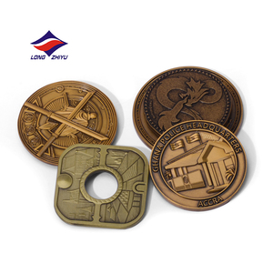 Monedas de Desafío Personalizadas Longzhiyu 20Y, con Logotipo Personalizado, Doble Cara, Chapado en Metal, Impresión UV, Aleación de Zinc - Product Image 4